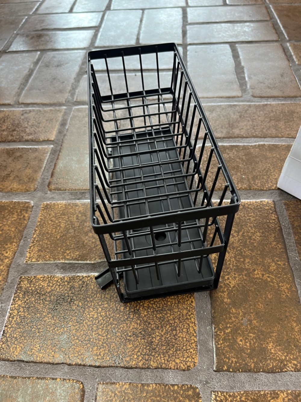 NIB Black 2 Tier Sponge Holder Kitchen Sink Caddy Organizer - Picture 10 of 14